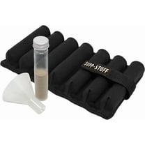 Medcenter Powder Supplement Organizer with 7 Tubes and Funnel – Portable Travel Case for Bottles