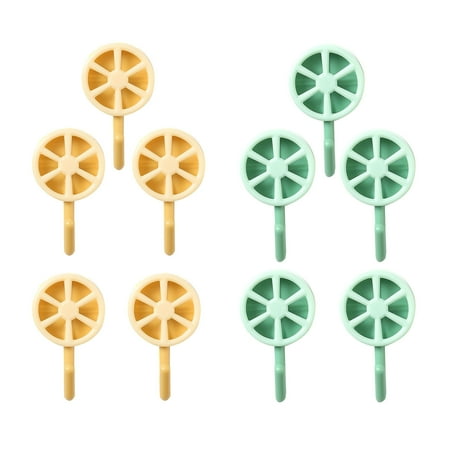 

Wovilon Hooks Hangers Holders Punching Free Strong Adhesive Hook Wall Coat Hook Multifunctional Household Hook