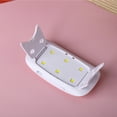 thumbnail image 3 of Lámpara De Uñas Lámpara De Uñas De Gel Uv Secador De Uñas 6W Secador De Uñas Profesional Luz De Esmalte De Gel Luz De Uñas UV Plegable Esmalte De Uñas Gel De Curado Secador ANGGREK Blanco Integrado, 3 of 4