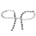 thumbnail image 3 of Rhinestone Chain, Cuttable Shiny Fashion DIY Crafts Transparent Grey Rhinestone Chain Trim  For Wedding, 3 of 8