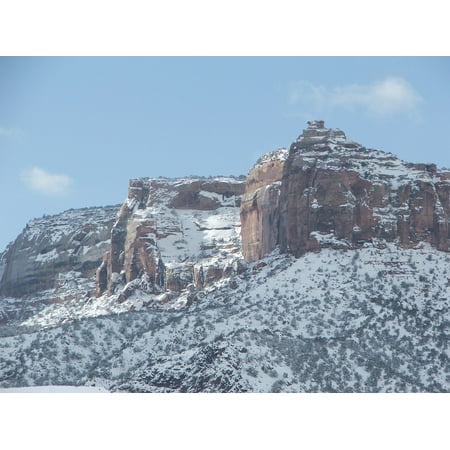 Canvas Print Rocks Mountains Cliff Colorado National Monument Stretched Canvas 10 x