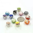 thumbnail image 2 of U8MO Owl Ceramic Bead Craft Loose Beads Jewelry DIY Bracelet Earrings Accessories-Sky blue-1pc, 2 of 9