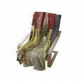 thumbnail image 4 of Autumn Soft Flannel Fleece Throw Blanket, Abstract Vinous Tones Forest with Wooden Pier Walkway and Stairs, Cozy Plush for Indoor and Outdoor Use, 50" x 60", Vermilion and Pale Brown, by Ambesonne, 4 of 6