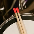 thumbnail image 3 of Homoyoyo 4-Pack Silicone Drumstick Caps in Assorted Colors for Noise Reduction and Quiet Drum Practice Sessions, 3 of 6