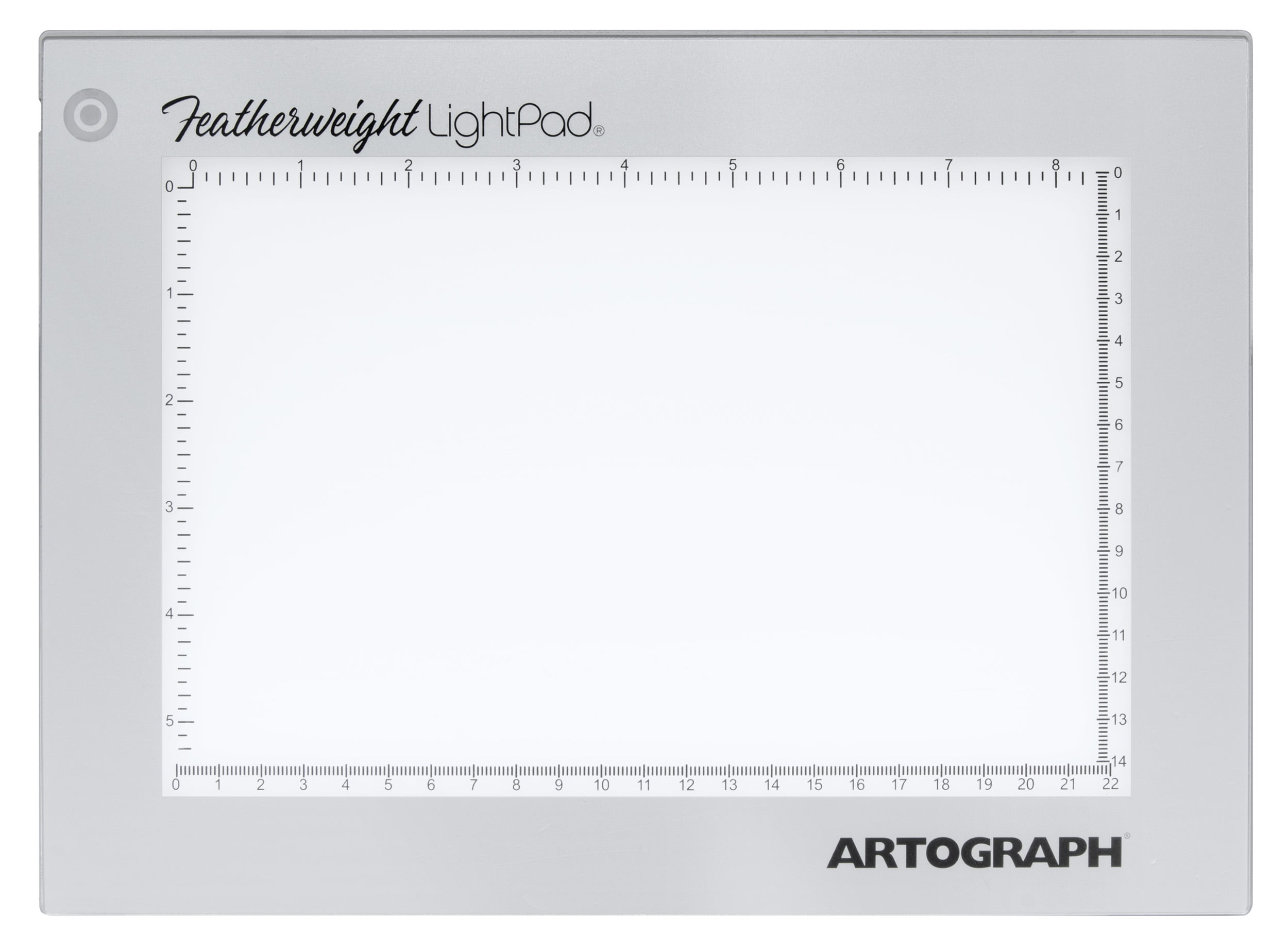 Featherweight 6" x 9" Lightpad Ultra-Thin, Dimmable and Lightweight for Drawing Tracing Illustrations, Animation