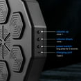 thumbnail image 4 of Pecoda Music Boxing Machine, Smart Bluetooth Connection Boxing Equipment, Fight Reaction Training Boxing Pad, Release Pressure Wall Mounted Punching Equipment with Boxing gloves, 4 of 7