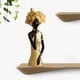 thumbnail image 5 of Estatua de mujer africana, escultura, regalo de cumpleaños, adorno decorativo de mesa, resina. Longitud 85 cm, 5 of 9