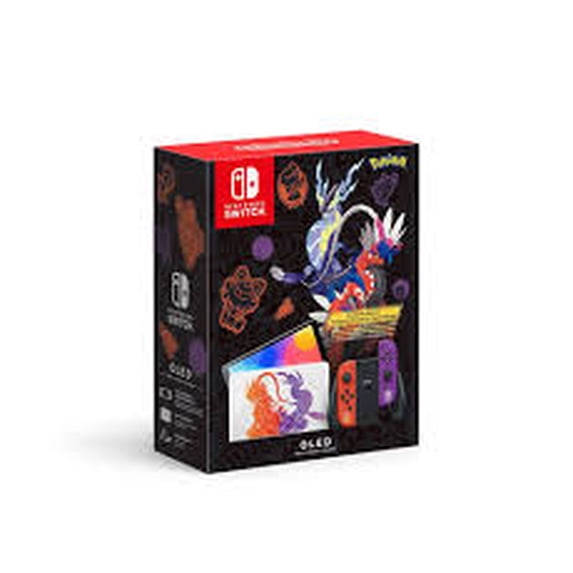 Restored Nintendo Switch OLED Pokemon Scarlet & Violet Edition Console (Refurbished)