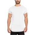 thumbnail image 2 of pstuiky camisetas para hombre, Camisas deportivas de manga corta con cuello redondo y secado rápido para hombre camisetas de hombre m, 2 of 7