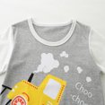 thumbnail image 6 of CAICJ98 Toddler Boy Clothes 2T 3T 4T 5T Kids 2-12 Years Boys Letter Graphic Short Sleeve Shirt T-Shirt Tops + Casual Shorts Set Cute Toddler Boy Outfits (Grey,4-5 Years), 6 of 7