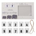 thumbnail image 1 of Sonogram Photo Display Wooden Board Infant Sonogram Photo Frame Milestone Board, 1 of 8
