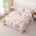 thumbnail image 3 of Homewish Farmhouse Cowgirl Twin Quilt Set For Girls,Personalized Initial S Twin Coverlet Set,2pcs, 3 of 7
