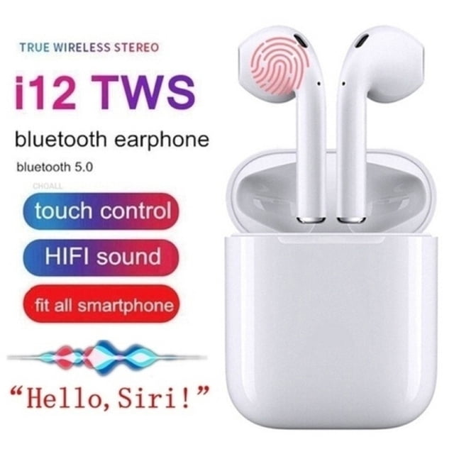 Clearance Bluetooth Headphones I12 Earbuds Wireless Bluetooth 5.0 Earphone Smart Control Charging Beats Headphones
