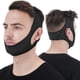 thumbnail image 1 of Correa antirronquidos para la barbilla [actualizada en 2023], dispositivo antirronquidos eficaz Vosaro Snoring Solution, banda para la cabeza ajustable y transpirable para dejar de roncar, 1 of 5