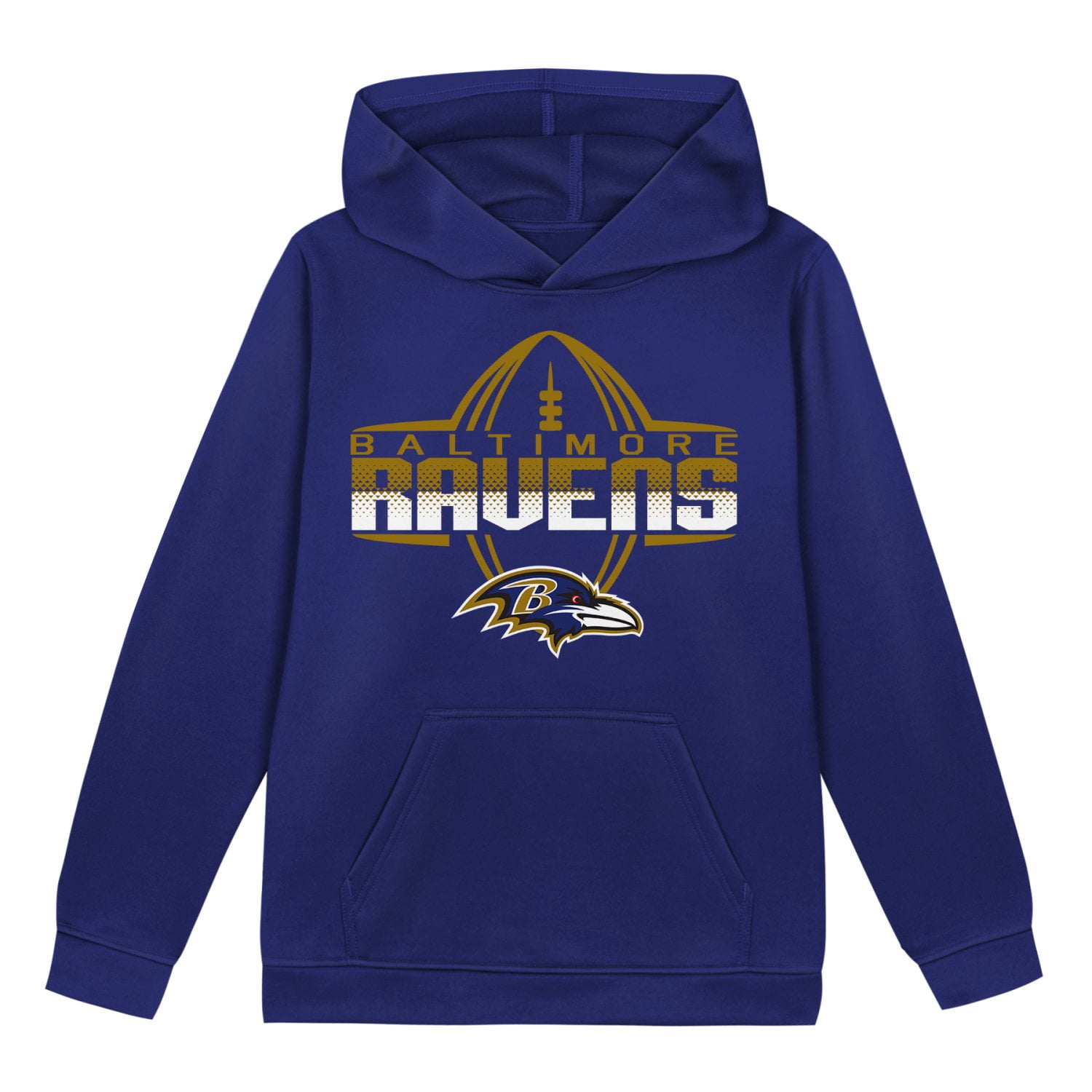 BALTIMORE RAVENS NFL Boys Hoodie Fleece Game Day Fan Apparel