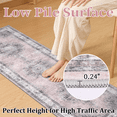 thumbnail image 4 of Washable Area Rugs for Living Room, Vintage Medallion Floor Carpet with Non-Slip Backing, Low Pile Floor Mat for Home Office Bedroom Dining, 4 of 8