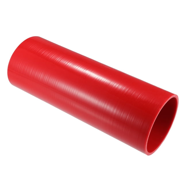 Unique Bargains Car Straight Coupler Silicone Hose Front Universal Intake Intercooler Silicone Tube 4-Ply 4' ID Red