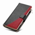 thumbnail image 2 of Funda cartera GANGXUN para OPPO A58 4G , cuero PU con tarjetero, cremallera, correa de mano, soporte y protección 481°, 2 of 6