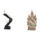 thumbnail image 1 of Estatua de pensador católico clásico, figura abstracta de , escultura de resina para estantería, escritorio de oficina y d, 1 of 8