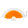 thumbnail image 2 of Raindrops Colorful Folding Fans Large Hand Fan Bride 60.00X52.00X0.50CM, 2 of 8
