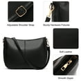 thumbnail image 6 of SENDEFN Small Shoulder Handbags for Women Waterproof Purse Soft Leather Crossbody Bags with Removable Shoulder Straps, 6 of 6