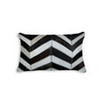 thumbnail image 4 of Natural Torino Chevron Cowhide Pillow | Tan | 12"x20", 4 of 4