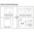 thumbnail image 6 of Topcobe 48" x 36" LED Bathroom Mirror, Wall Mount Bathroom Vanity Make Up Mirror, 6 of 10