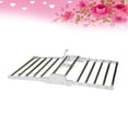 thumbnail image 1 of Estbridge 1Pack Space Saving Pants Hanger Rack Stainless Steel Multiple Layers Dust Resistant for Jeans Storage, 1 of 8