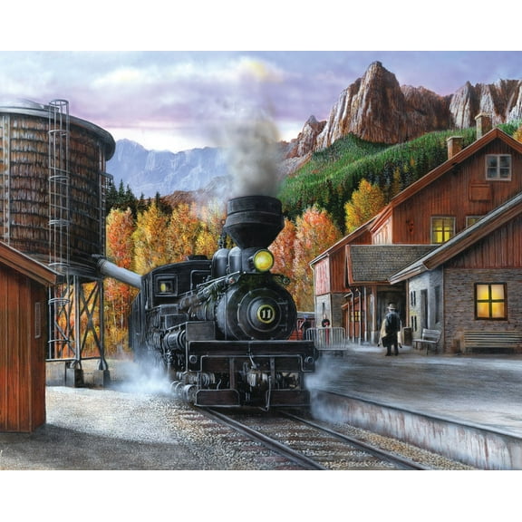 Springbok 1000 Piece Mountain Express Jigsaw Puzzle for Adults  - Made in USA