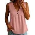 thumbnail image 2 of AGWOLF　Summer Tank Tops for Women Plus Size Square Neck Flowy Tunic Blouses Loose Fit Floral Wide Straps Sleeveless Camisole Boho Beach Clothes Multicolor XXXXL, 2 of 8