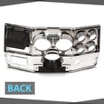 thumbnail image 3 of CROSSDESIGN Black Dash Bezel W/O A/C W/ Lower Column Cover Fit for Chevrolet GMC Truck 1984-1987, 3 of 12
