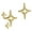 C, variant on 1 Pair Star Ear Studs Cool Style Solid Color Earrings Small Lightweight Anti-rust Anti-allergy Luster Colorfast Daily Earrings Holiday Gift