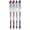 Black/Blue/Red/Purple, variant on Uniball Vision Elite Rollerball Pens, Bold Point (0.8mm), Black Ink, 12 Count