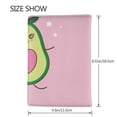thumbnail image 3 of Pofeuu Cute Avocado Print Travel Document Organizer Passport Holder Men Women for Family (6.5 in x 4.5 in),Wallet Holder Credit Card Clutch Bag Case, 3 of 5