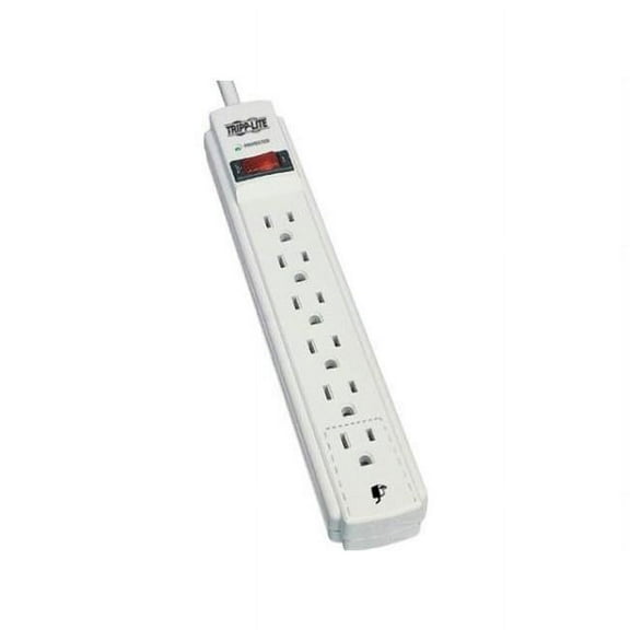 Tripp Lite  Surge Protector - White - 6 ft Cord