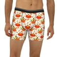 thumbnail image 2 of Picia Happy Thanksgiving Day1 Pattern Men's Athletic Long Leg Briefs , Performance Stretch Underwear，Moisture-Wicking, 2 of 7