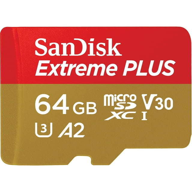 Tarjeta de memoria SanDisk Extreme Plus 64GB microSDXC Class 10 U3
