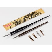 Speedball Sketching Calligraphy Pen Set, 6 Dip Pen Nibs & 2 Holders
