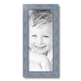 thumbnail image 2 of ArtToFrames 7x17 inch Blue Picture Frame, Blue Wood Poster Frame (4377), 2 of 8