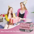 thumbnail image 2 of Sister Gifts from Sister - Birthday Gifts for Women Throw Blanket 60"X50", Idee Cadeau Femme, 2 of 6