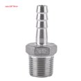 thumbnail image 3 of Cergrey Acier Inoxydable SS304 Tuyau de Filetage Mâle Raccord de Queue de Tuyau de Barbillon BSP 1/8 3/4, Adaptateur de Barbillon, Adaptateur de Tuyau, 3 of 3