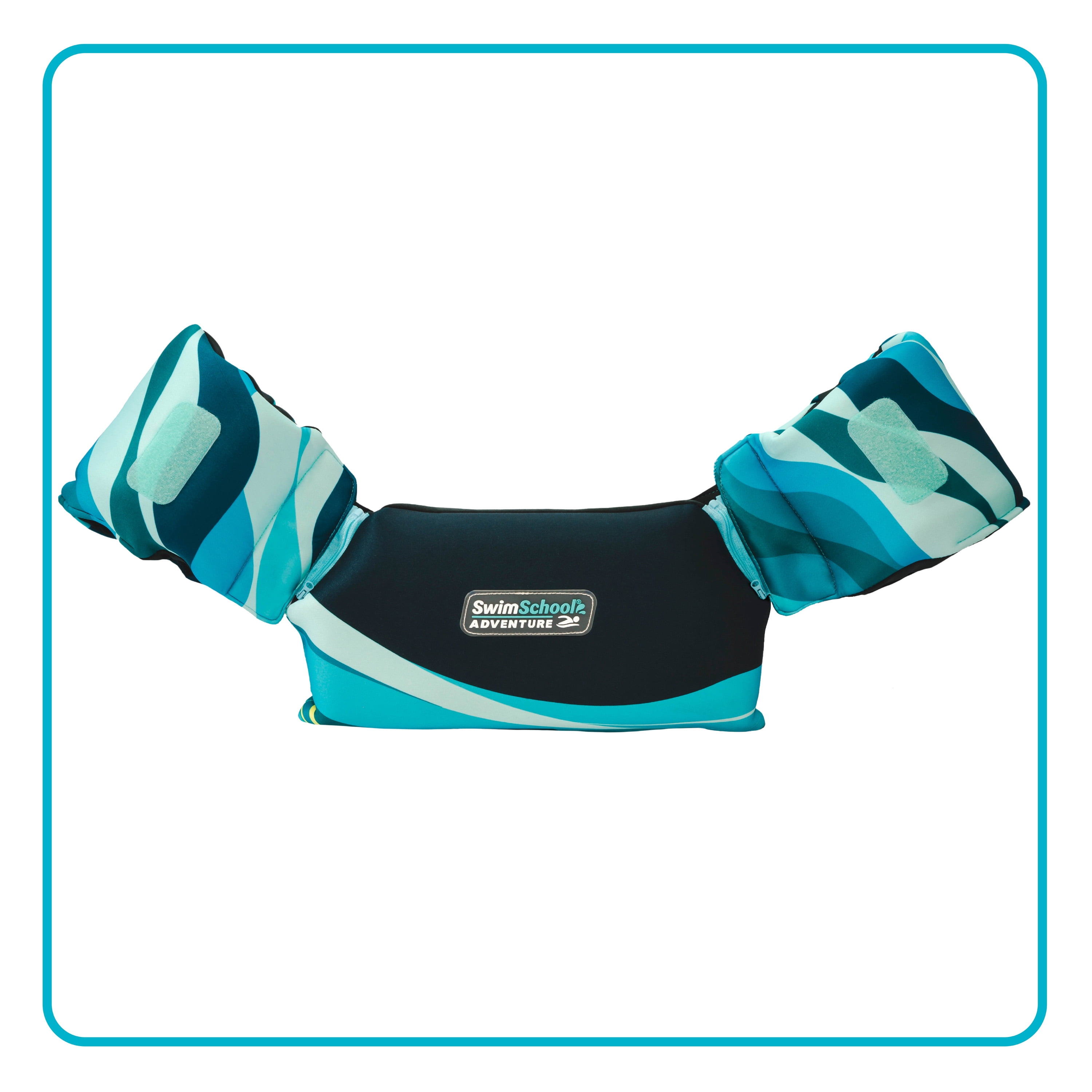 Swim School Youth Delux Swim Training Vest MediumLarge, Ages 46 Years, MultiColor