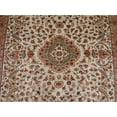 thumbnail image 3 of Wow Pestal Ivory Medallion Vaas Rectangle Area Rug Hand Knotted Wool Silk Carpet (8 x 6)', 3 of 9