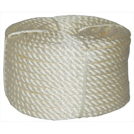 

T.W. Evans Cordage 32-001 .25 in. x 50 ft. Twisted Nylon Rope Coilette