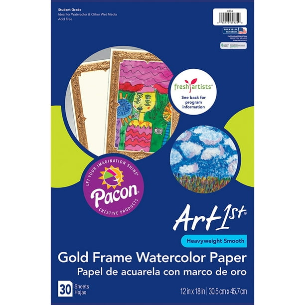 Art1st® Watercolor Paper, 140 lb., 12" x 18", 30 Sheets