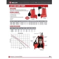 thumbnail image 3 of 1/2 HP Submersible Cast Iron Sump Pump - with Vertical Float Switch, 3 of 9