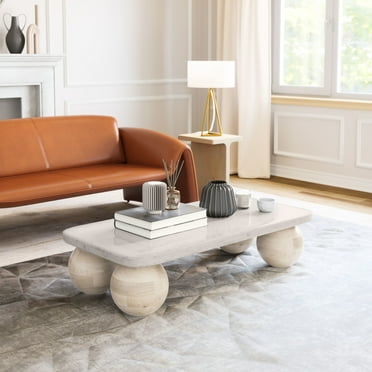 Camakat Coffee Table White & Whitewashed