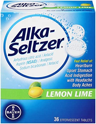 Alka-Seltzer Lemon Lime 36 Effervescent Tablets (Pack of 2) - image 4 of 5