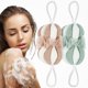 thumbnail image 1 of 2 esponjas de baño de malla exfoliante suave, bolas de ducha, esponjas elásticas para el cuerpo, accesorios de baño para mujeres y hombres, 1 of 7