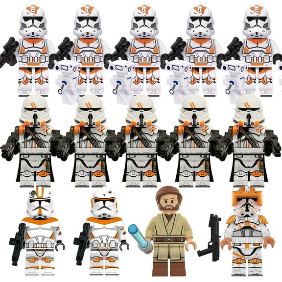 14 PCS-Star-Wars Armored Clone Trooper 212th Attack Battalion Action Figure Building Blocks Toys Set